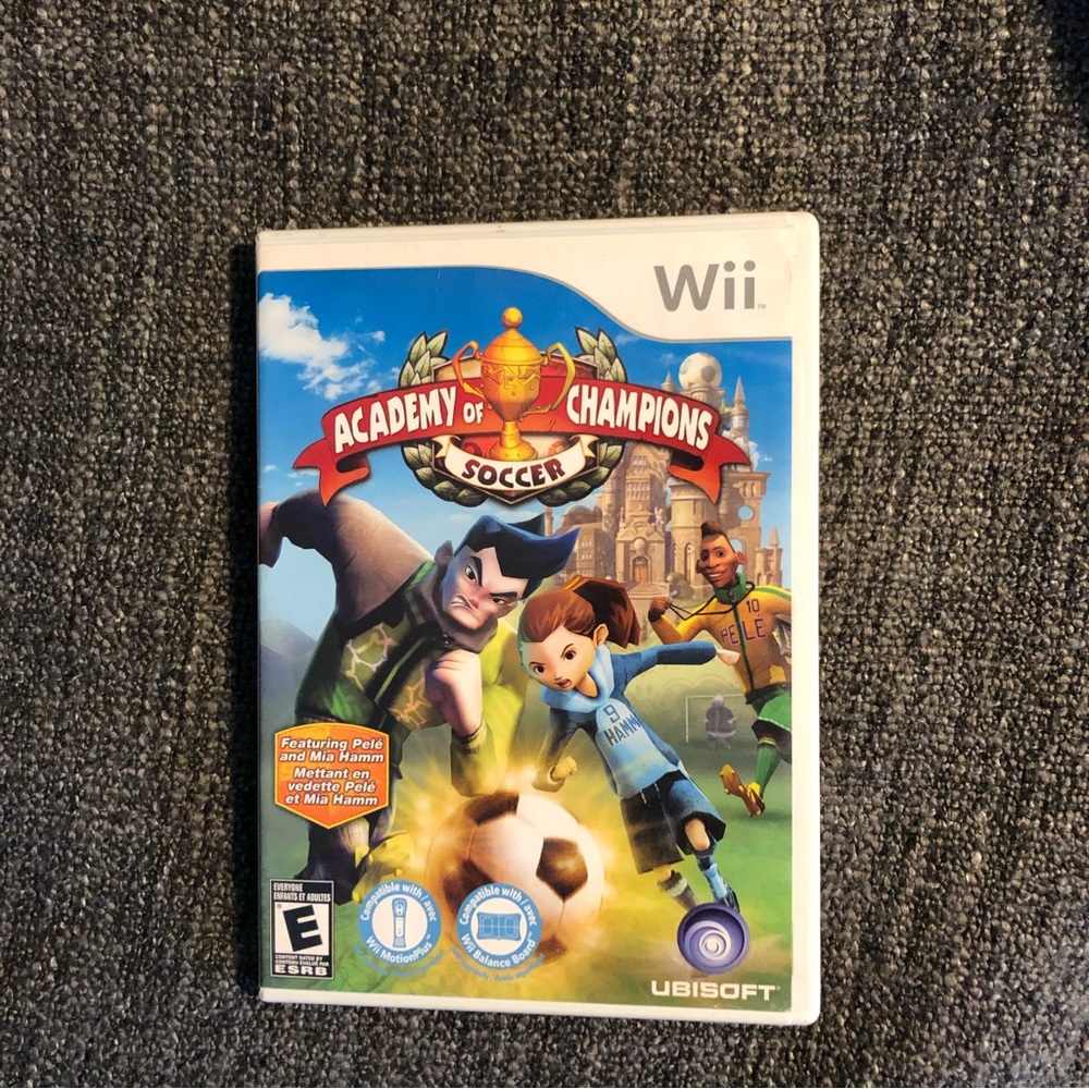 Academy Of Champions Soccer Wii Nintendo Game Complete